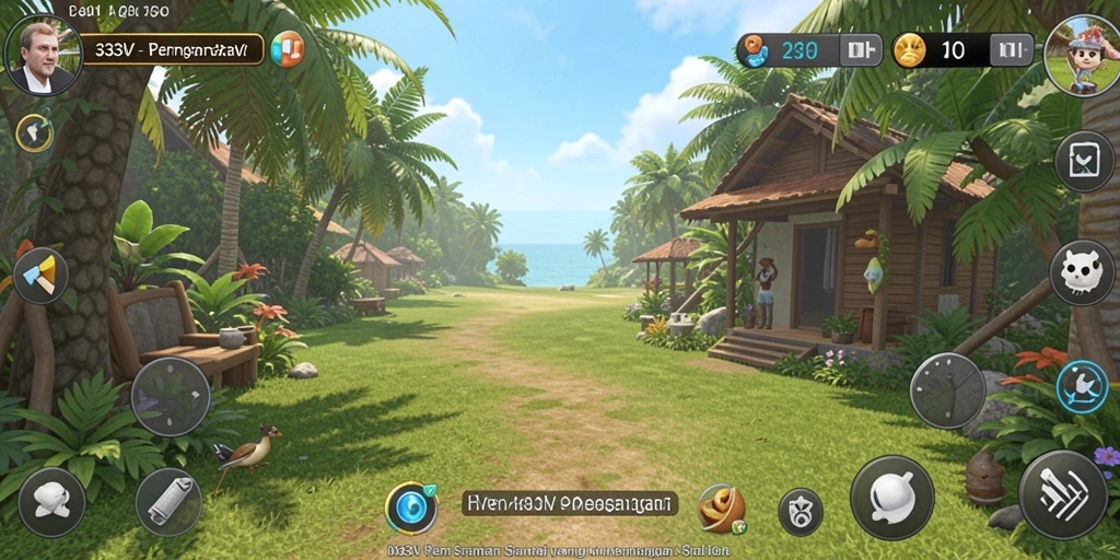 Tampilan gameplay 333V yang mengasyikkan dan penuh warna.