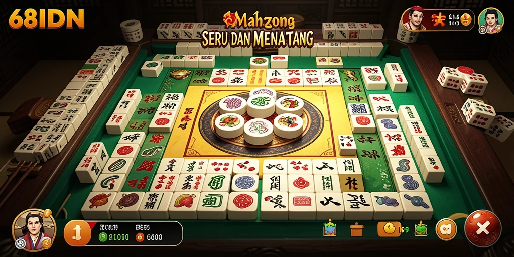 Screenshot gameplay 68IDN yang menarik saat bermain Mahjong.
