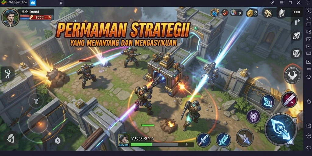 Tampilan menarik dari gameplay D06 yang penuh strategi.