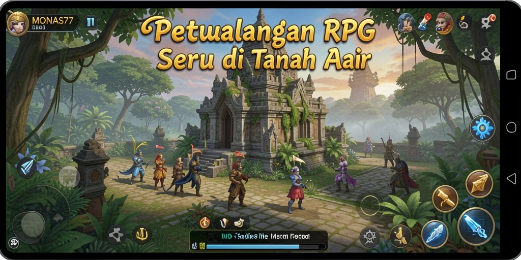 Screenshot gameplay MONAS77 menampilkan aksi seru dan grafis yang memukau.