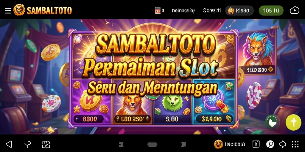 Tampilan menawan dari gameplay SAMBALTOTO yang menghibur.