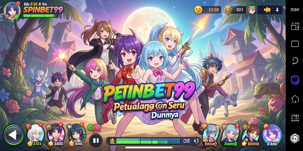 Gameplay seru dengan karakter anime yang menarik.