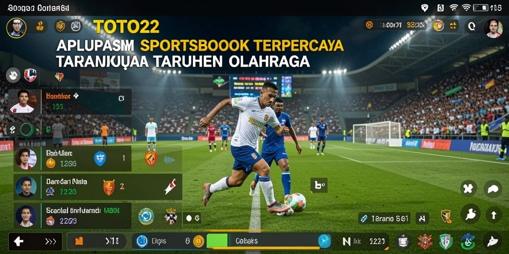 Screenshot gameplay TOTO22 menampilkan taruhan olahraga yang seru.